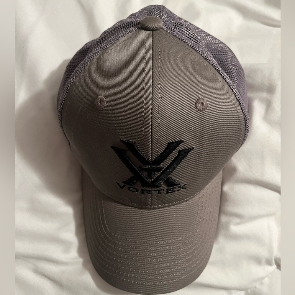 Vortex Logo Cap Snapback with Gray Mesh Back - Picture 3 of 11